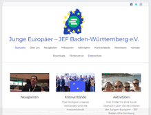 Tablet Screenshot of jef-bw.de